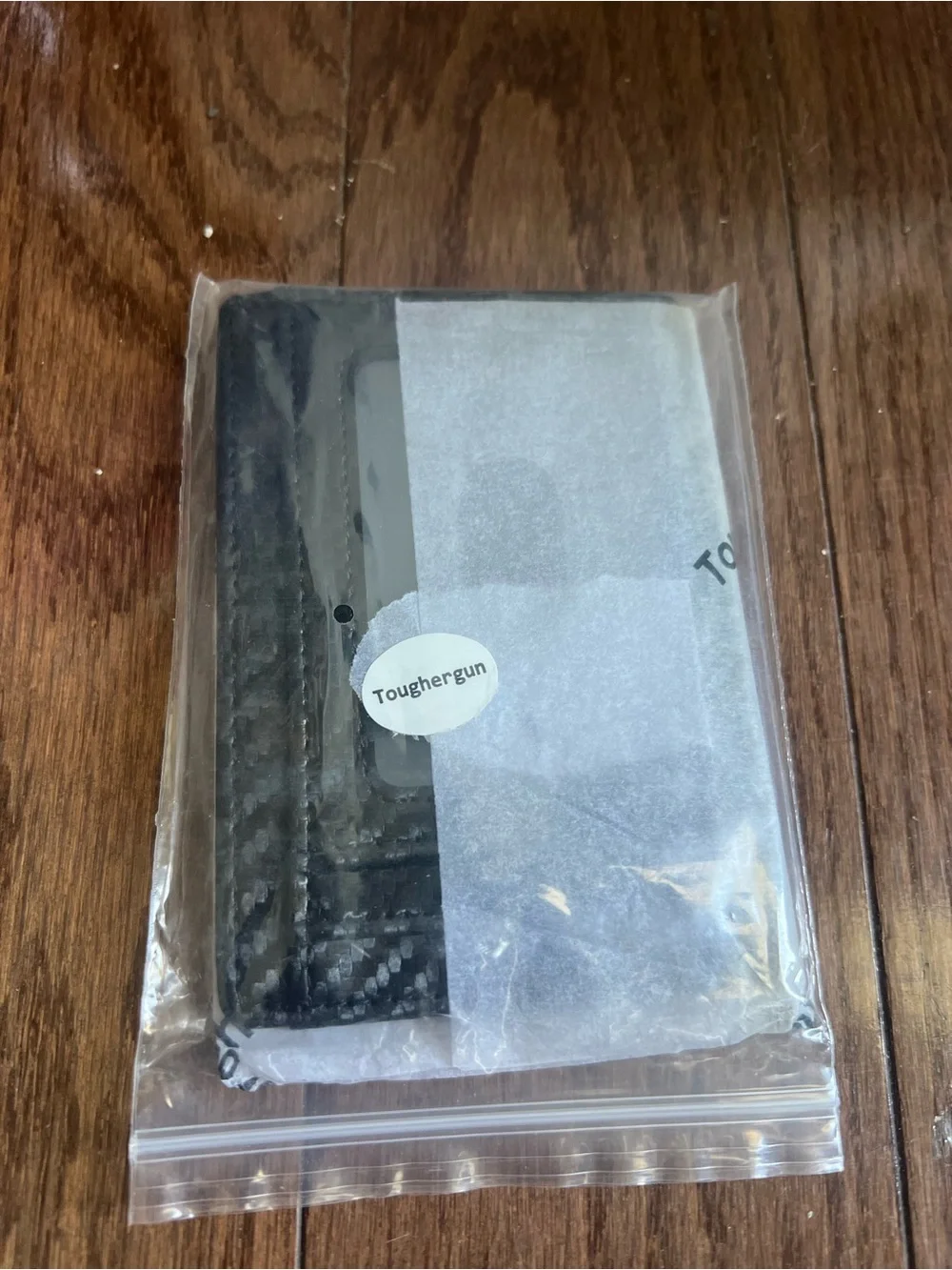Toughergun RFID Blocking Slim Wallet Carbon Fiber Black NWT
